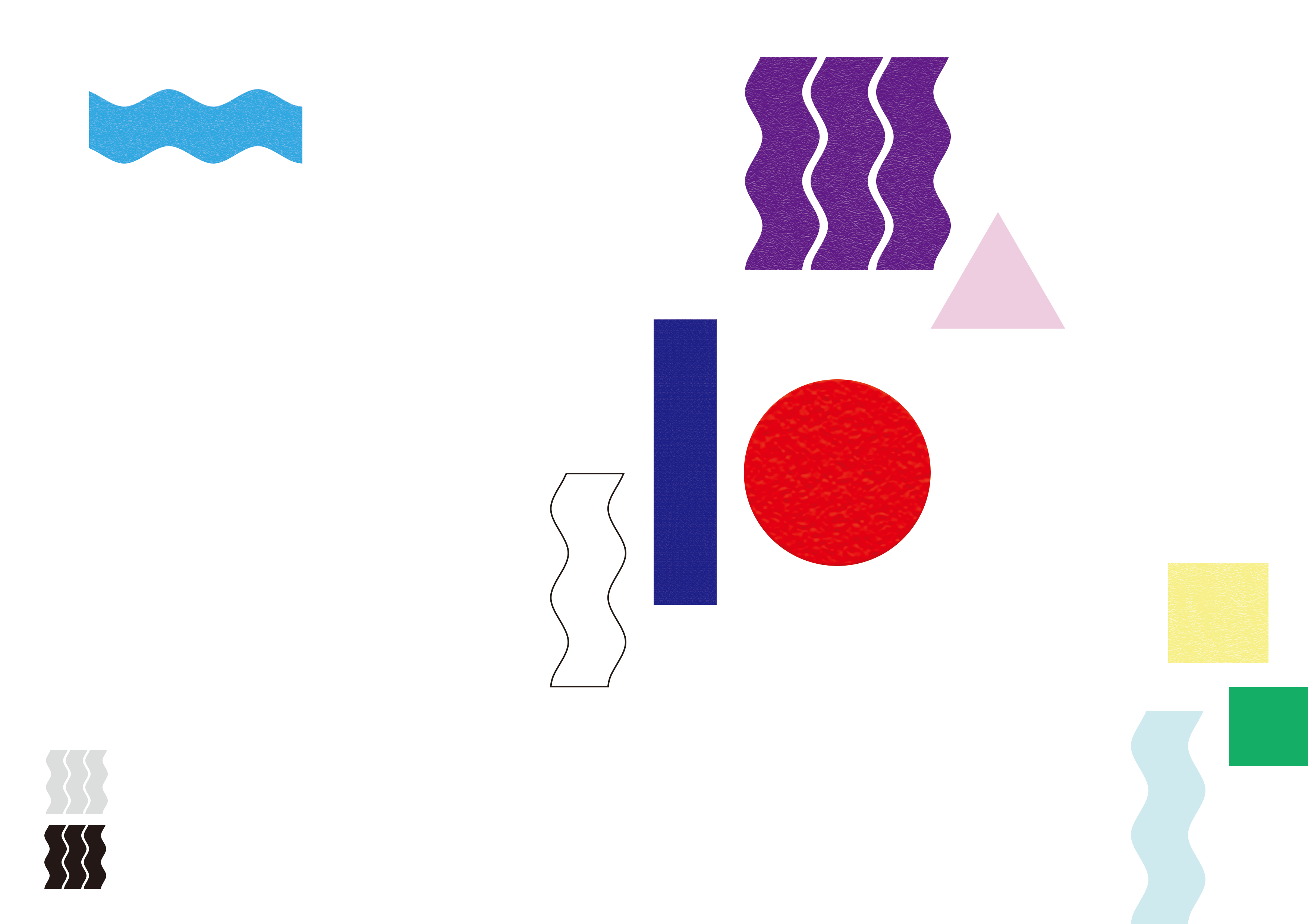 モチーフのイラスト・カラー